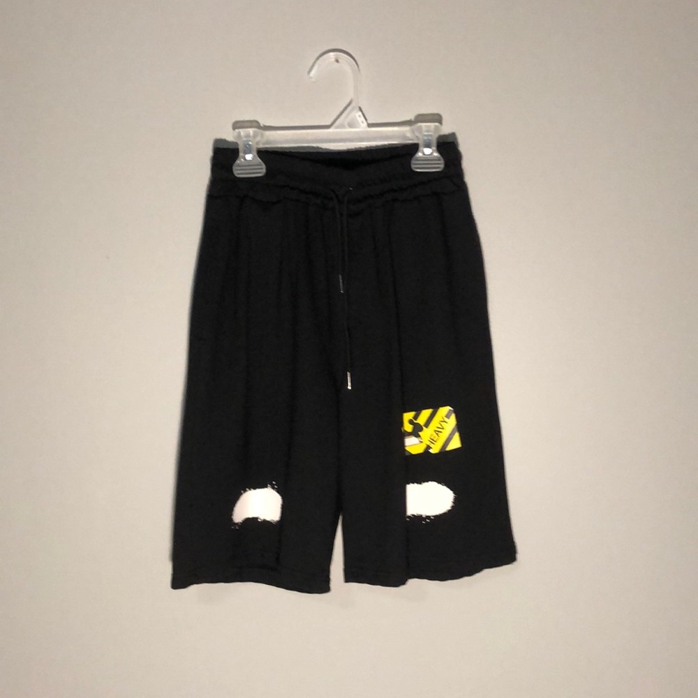 Off-White Spray Paint Shorts